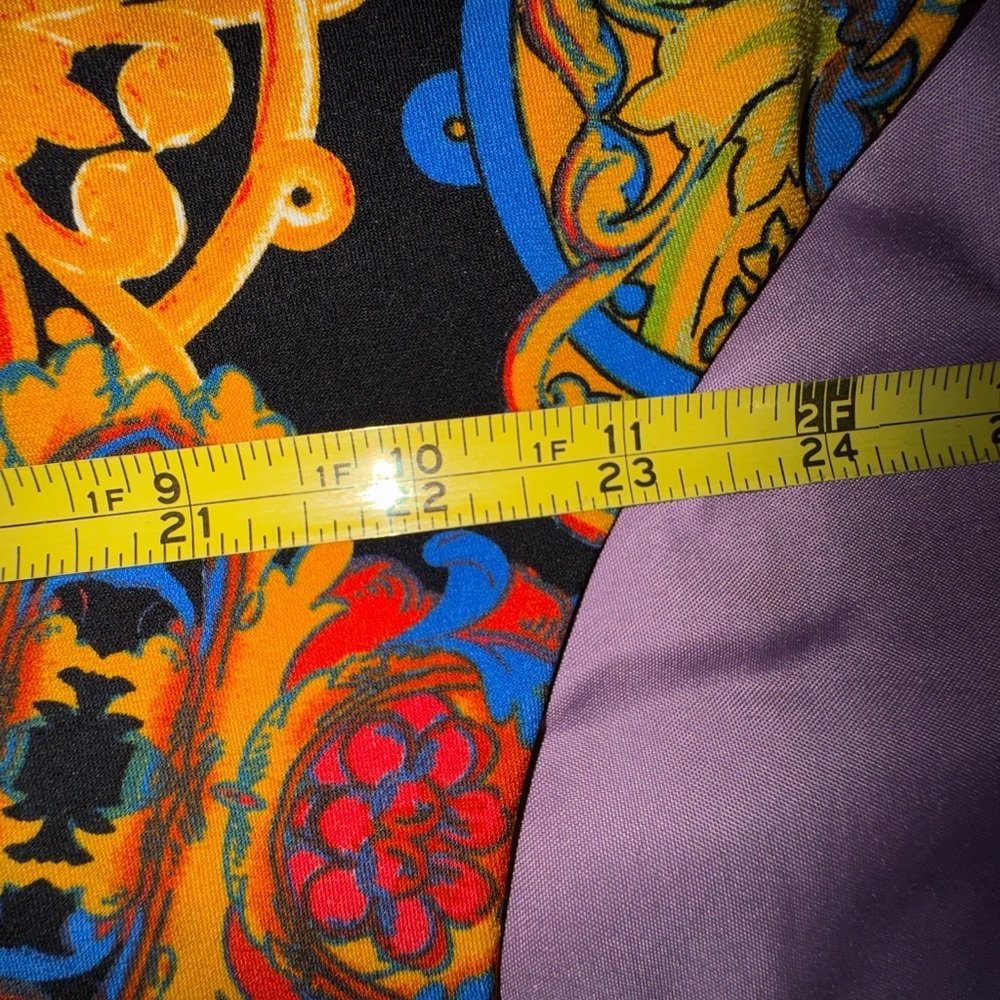 Eva Varro Colorful Boho Print Tie Waist Dress – Size L - Picture 6 of 11